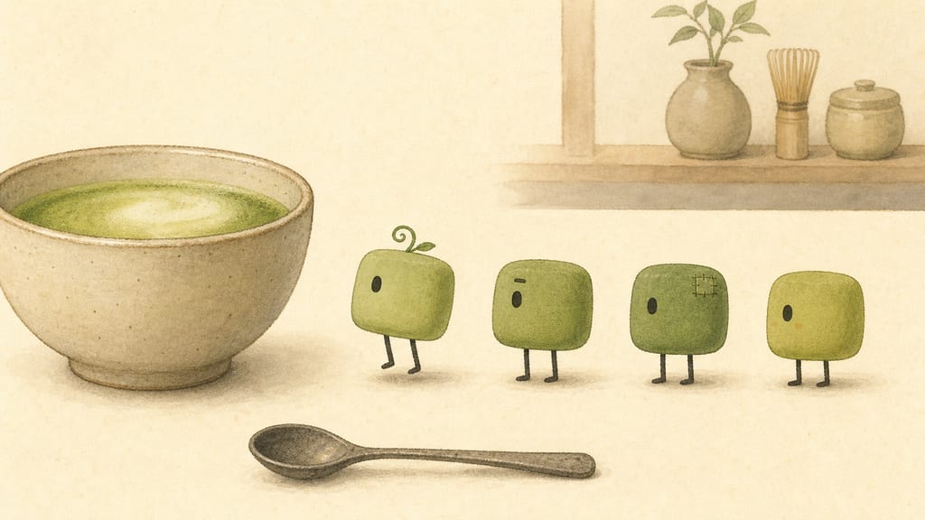 Close call: four creatures leaning in at a good bowl, one beginning to rise on its toes, verdict pending